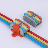 mini fast quick wire connectors terminal block conductor spl 2 3 pin push in small cable splitter led light conector