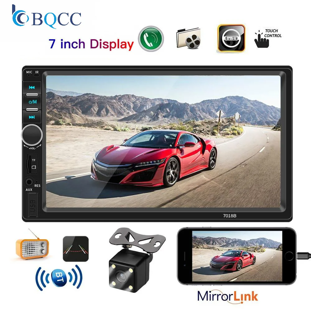 7 &quotHD Авторадио мультимедийный плеер MP5 2DIN Авто экран сенсорный аудио