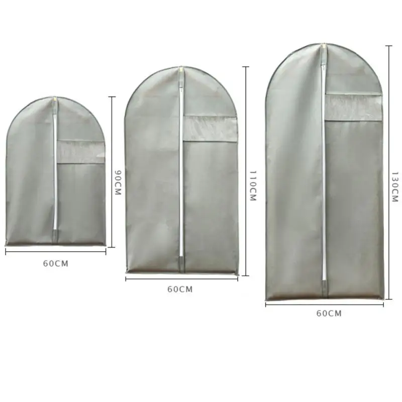 Suit Dust Jacket Cover Dust-proof for Non-woven Cloth and Visible Transparent Clothing Dustproof Clothes Bag | Дом и сад