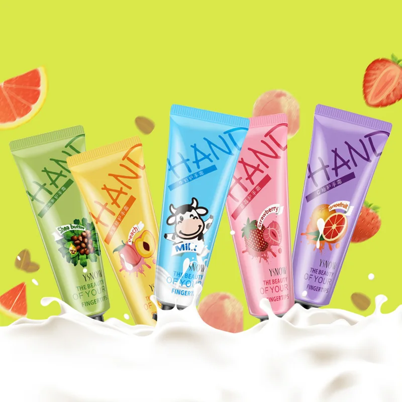 2 шт. Фруктовые экстракты и отбеливающий Молочный Крем для рук против