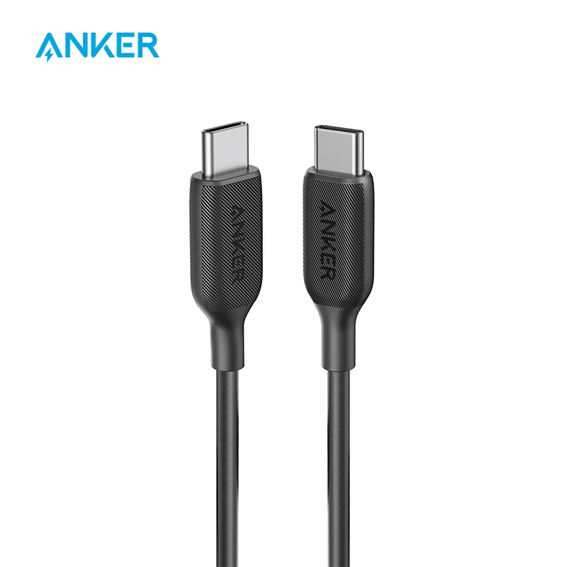 Фото Кабель USB C-USB C кабель быстрой зарядки Anker Powerline III совместим с Samsung Huawei/Lenovo и многими