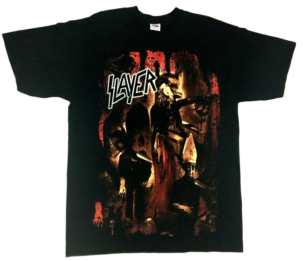 Slayer REIGN IN BLOOD футболка с тяжелой металлической лентой новая свободная передней и
