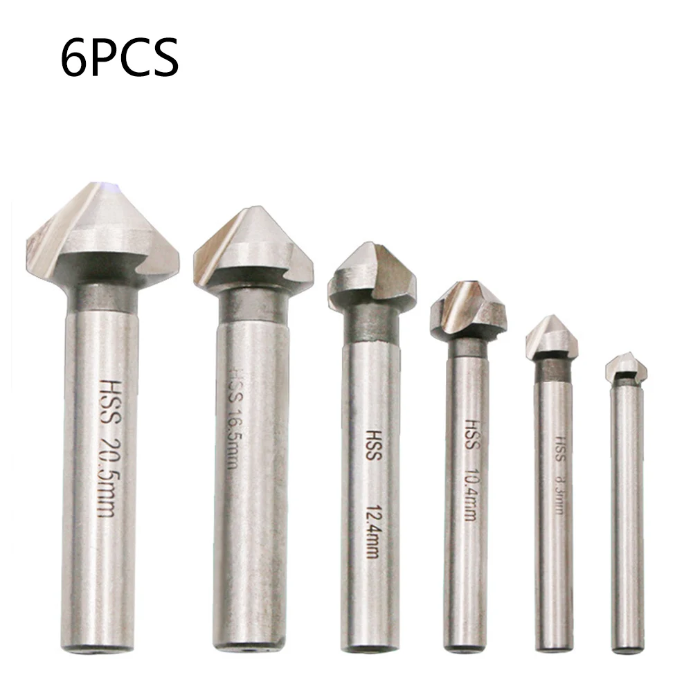 

6 x Drill Bit 6* 6 pc 6 pieces 8.3mm 10.4mm For Steel Plastic Wood Bits