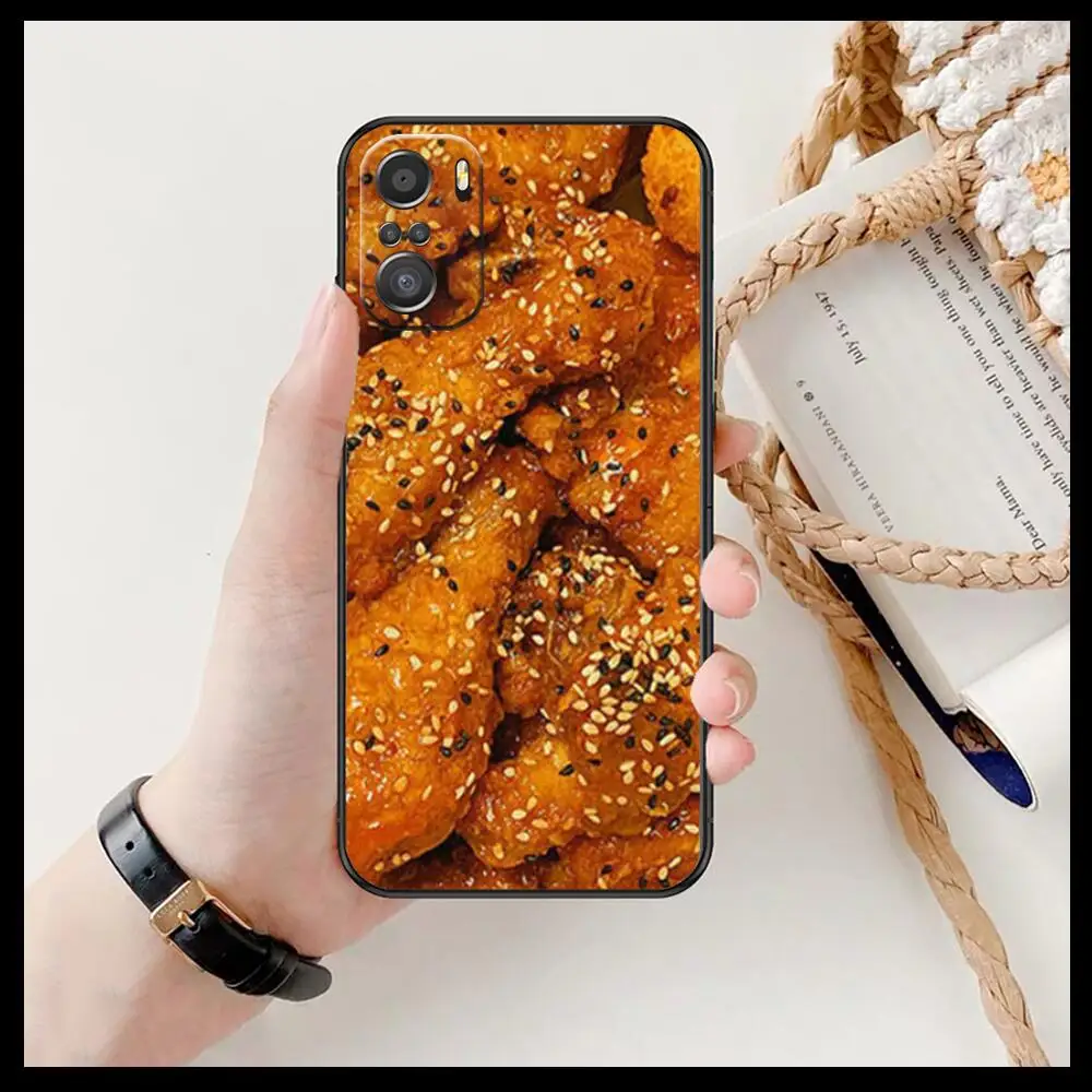 Чехол для телефона с жареной курицей и бургерами xiaomi redmi 11 Lite pro Ultra 10 9 8 MIX 4 FOLD 10T
