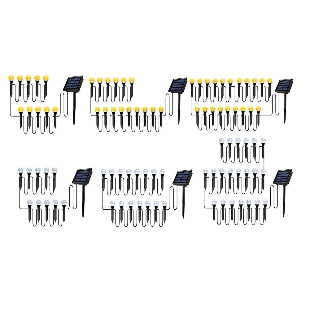 

Solar String Lights Outdoor Waterproof Patio Light Outdoor Lighting LED Ground Garden Decorative Small Tube