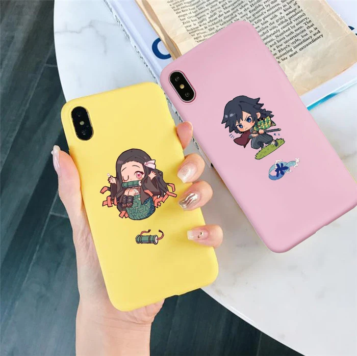 Мягкий чехол для телефона Nezuko Kimetsu no Yaiba рассекающий демонов конфеты huawei p30 pro lite p20