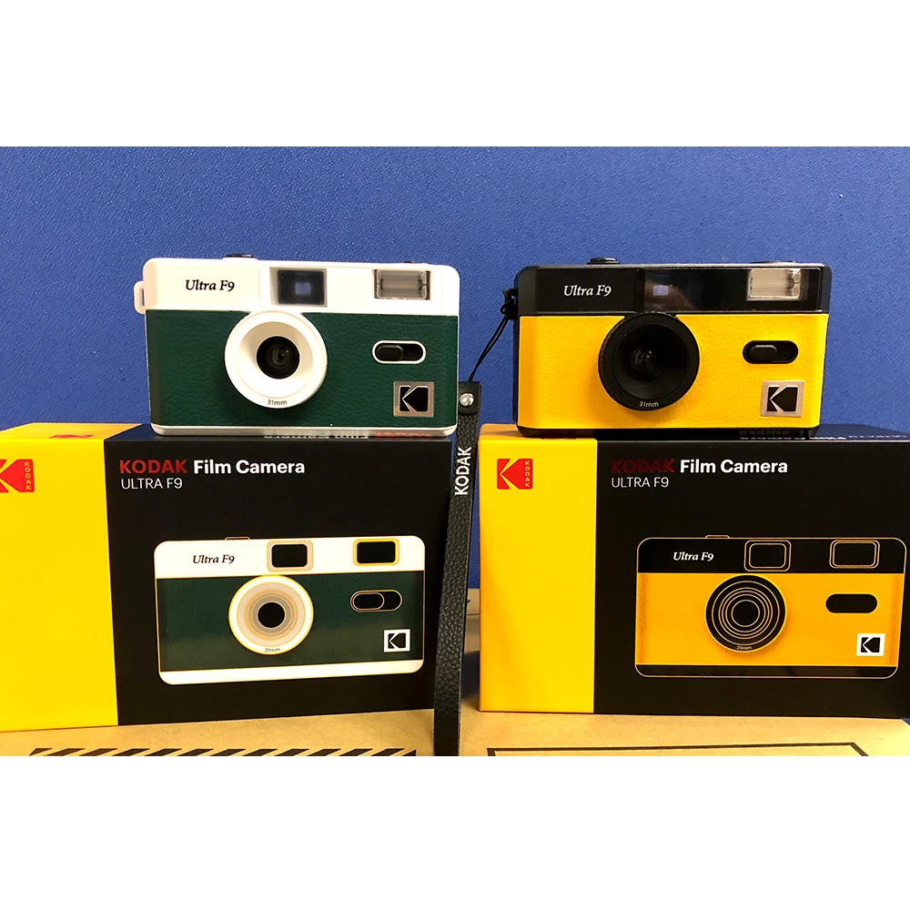 Kodak ultra f9 примеры фото Новый KODAK ретро ультра F9 35 мм многоразовая пленка камера желтый/темно-зелены