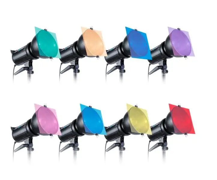 

Selens 12 "/30 см 8/11 набор гелевых листов прозрачный цветной корректирующий световой гелевый фильтр для фотографии Yongnuo Strobe Flash