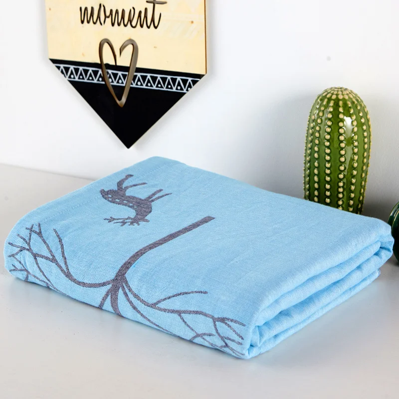 Летнее тонкое дышащее хлопковое одеяло для взрослых и детей пледы кровати дивана