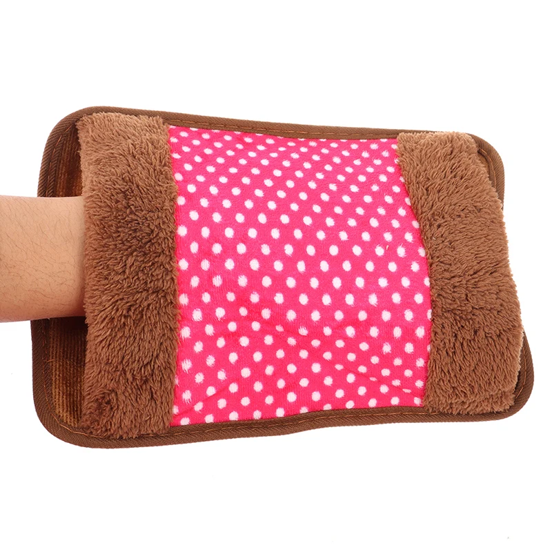 1 шт. плюшевая мультяшная зимняя бутылка для горячей воды 220 В грелка рук