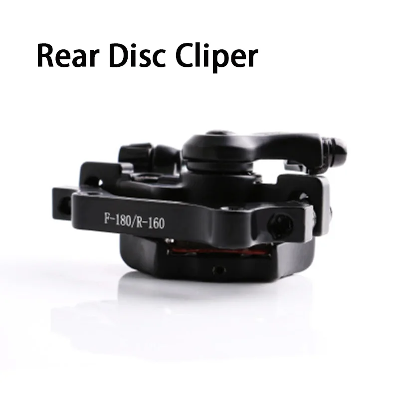 Rear Cliper Общий набор дисковых тормозов для горного велосипеда, механический тормоз, тяговый дисковый тормоз, передний суппорт, задний суппорт 160 мм, набор кабелей - Цвет: Rear Cliper