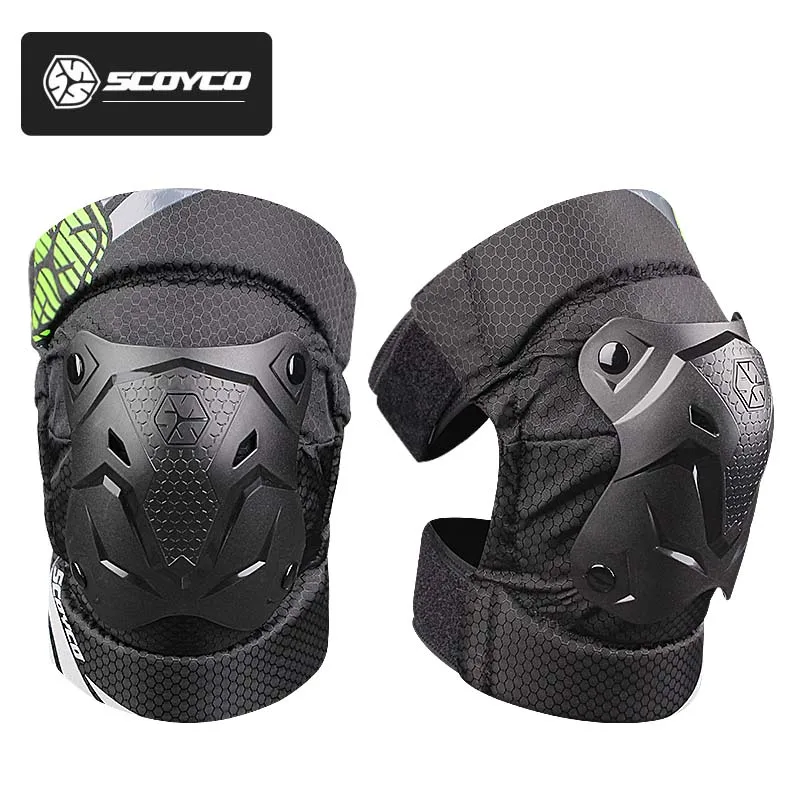 

Summer Motorcycle Protective short kneepad SCOYCO k27 Motocross Knee Protection with Built-in MotoProtectective Gear SIZE M L