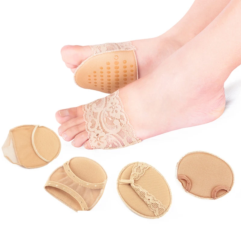 

Новинка, Лидер продаж, Женская передняя часть стопы из полиэфирного волокна, женские противоскользящие вставки на высоких каблуках