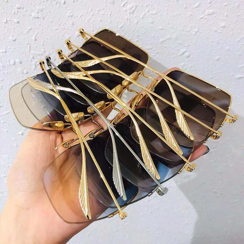 Классические ретро Квадратные Солнцезащитные очки для женщин/мужчин винтажные градиентные солнцезащитные очки Женские Мужские Роскошные брендовые дизайнерские очки UV400