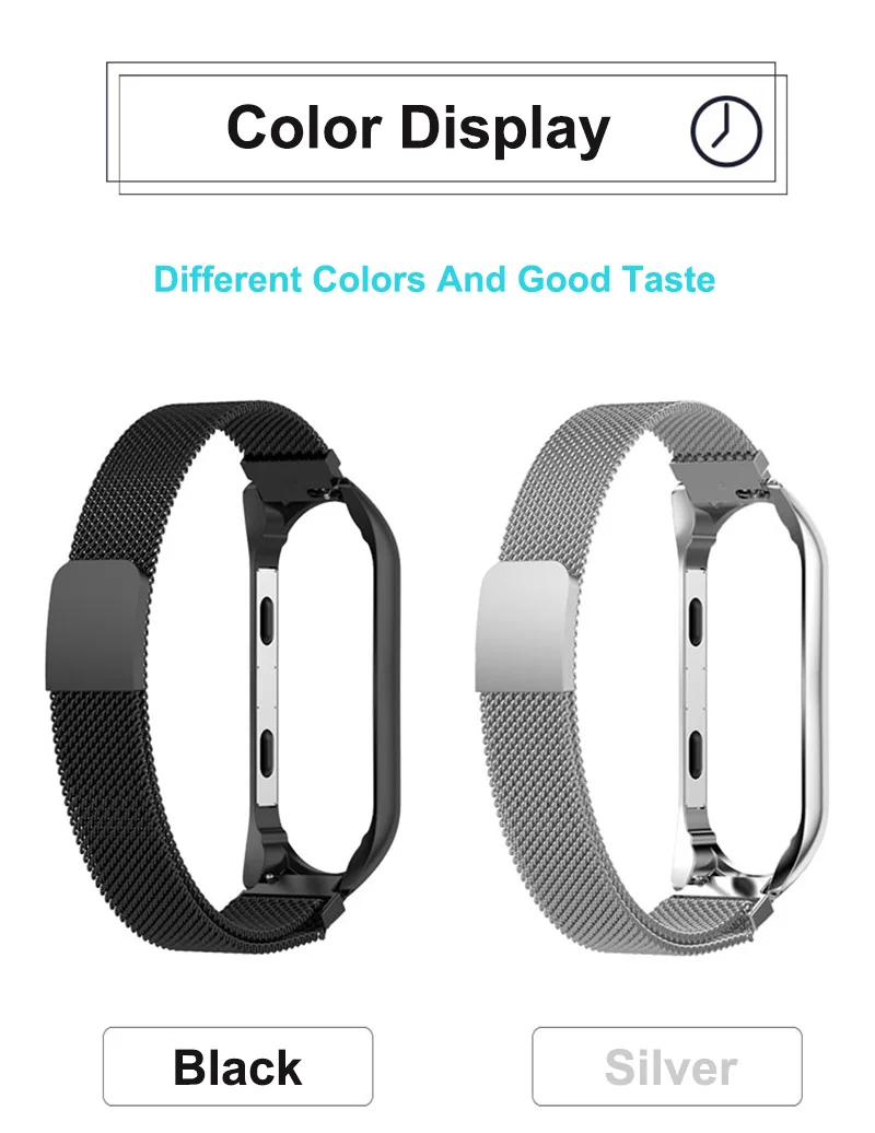 Ремешок для Xiaomi mi Band 4 металлический браслет для mi band 3 из нержавеющей стали ремешок для mi band сменные браслеты
