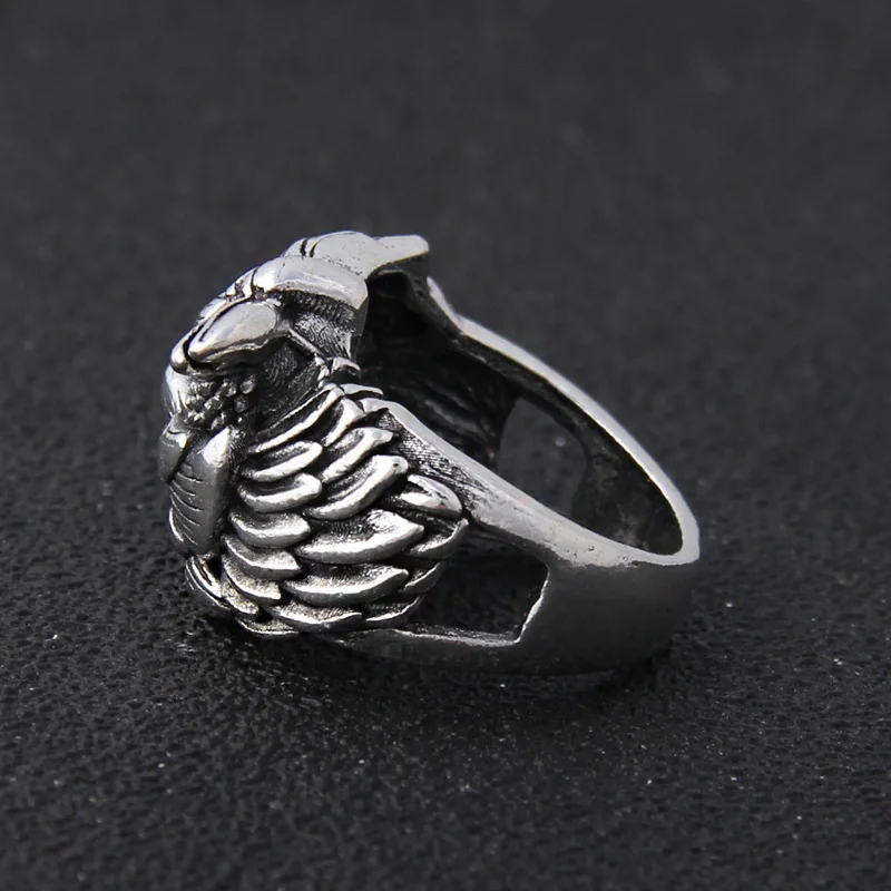Yage 2019 новый стиль норвежский викинг Odin кольцо с изображением ворона Hugin и Munin есть