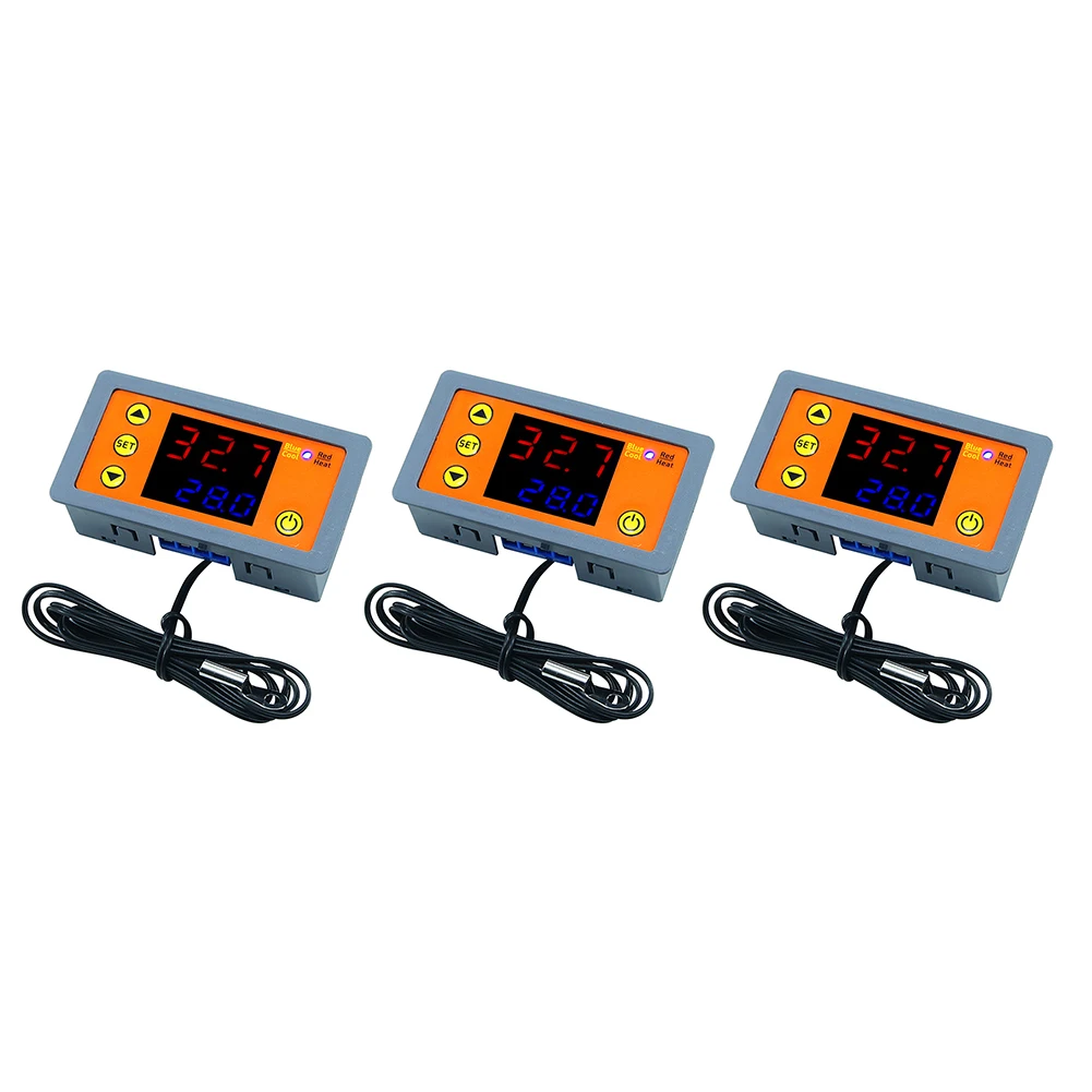

LED Display Digital Temperature Controller W3231 Blue Red NTC Sensor Thermostat Safety Environment Sensor Connection