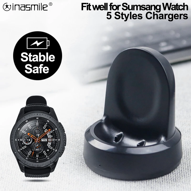 

Беспроводная док-станция для быстрой зарядки часов Samsung Galaxy watch 3 Gear Sport S2 S3 Fit E, аксессуары для смарт-часов Active 2