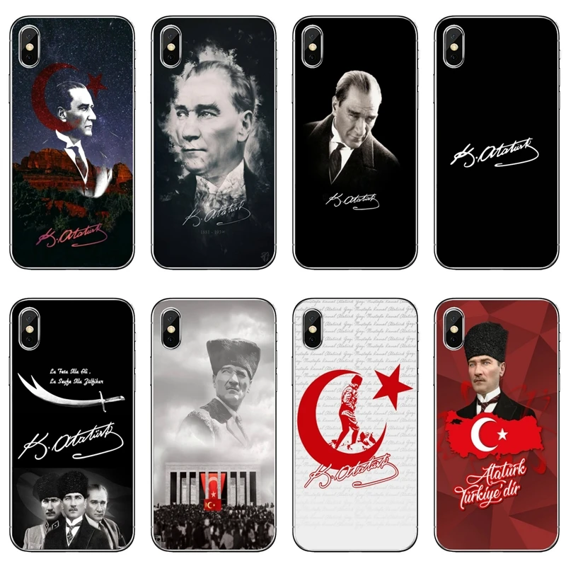 Турция Mustafa Kemal Ataturk аксессуары чехол для телефона Xiaomi Redmi Note 8 7 6 5A 4 Pro 7A K20 6A 4A 4X 5 Plus S2