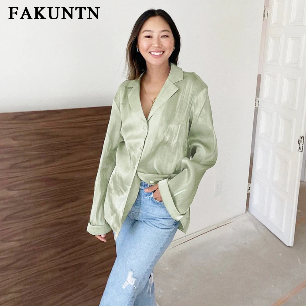 저렴한 FAKUNTN 여성 세트 라운지웨어 2021 패션 가을 겨울 긴팔 셔츠와 바지 기질 투피스 세트 여성 의류 구매 FAKUNTN 여성 세트 라운지웨어 2021 패션 가을 겨울 긴팔 셔츠와 바지 기질 투피스 세트 여성 의류