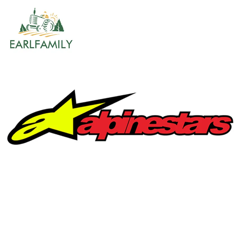 EARLFAMILY 15 см x 4 см виниловые наклейки для Alpinestars Astar Авто Мото велосипед автомобиль шлем гоночный тюнинг наклейка для автомобиля Стайлинг