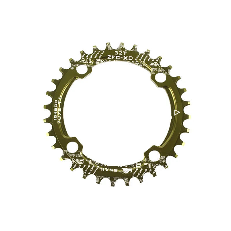Велосипедный Кривошип 104BCD круглая узкая широкая 32T/34T/36T MTB одноплатная цепь|Шатун