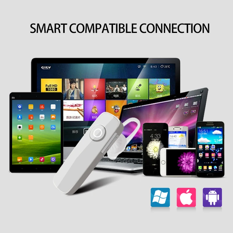 Bluetooth наушники беспроводные мини гарнитура V4.0 Handfree универсальная для всех