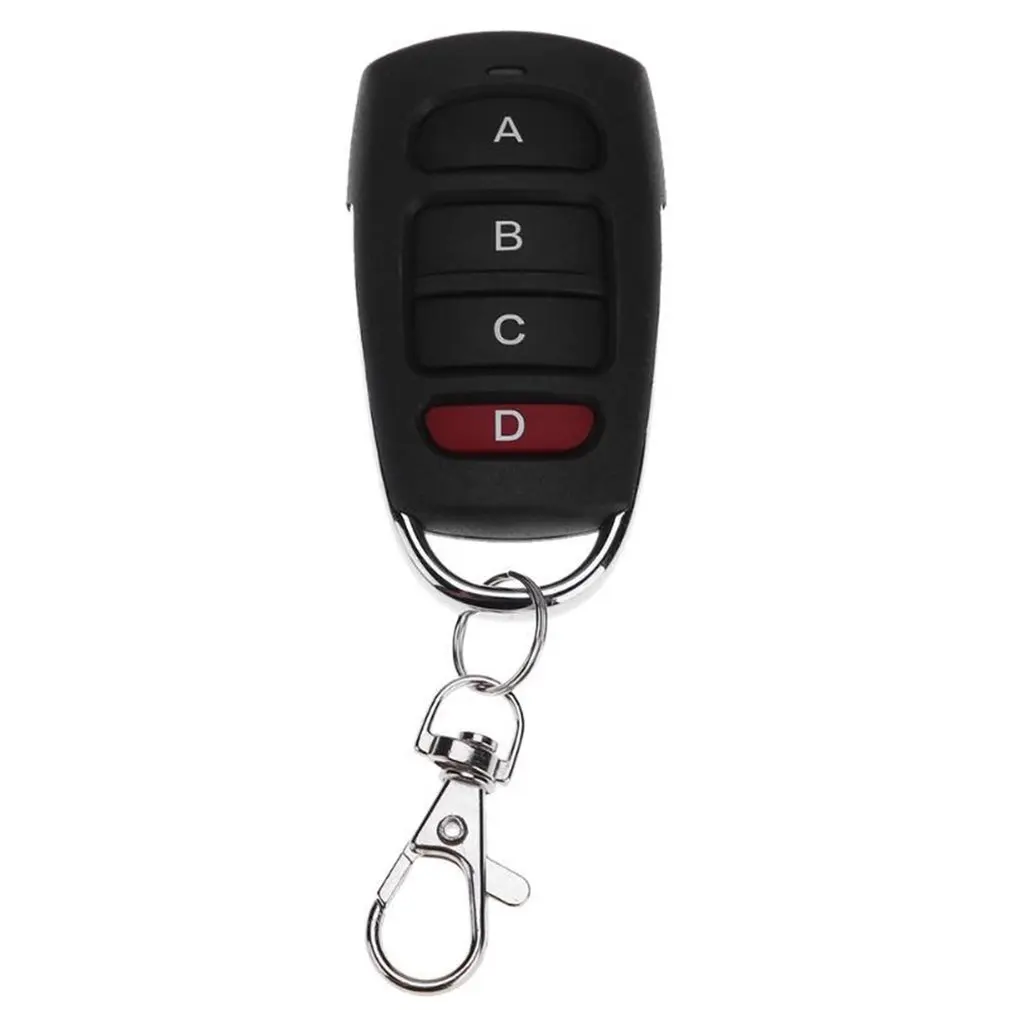 

Fixed Code 433 MHz Universal Remote Control Wireless Garage Door 4 Buttons For Garage Command Opener Alarm Remote Control