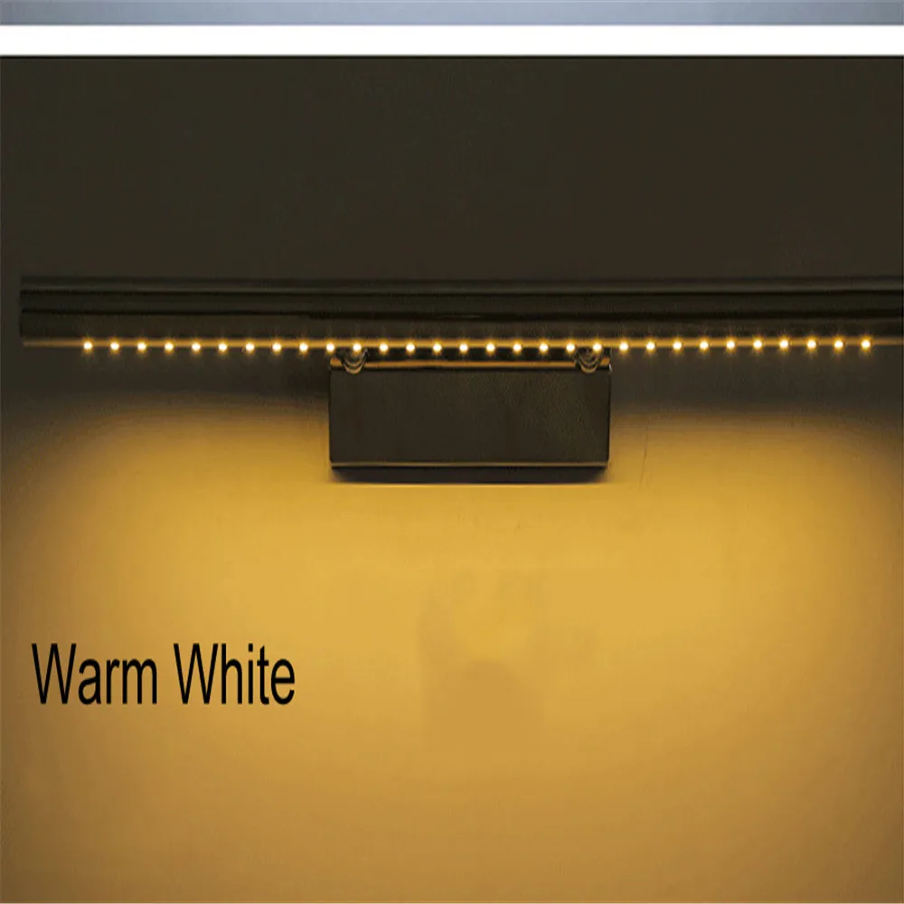 LED Wall Light Bathroom Mirror warm white /white Washroon Lamp fixtures Aluminum Boby With Stainless Steel Bath | Освещение