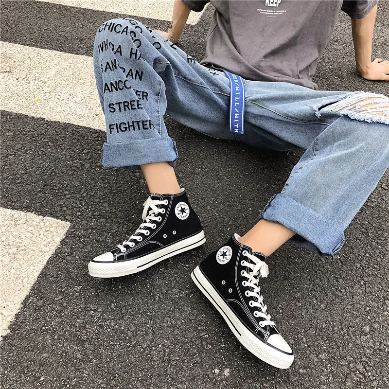 Мужская Вулканизированная обувь кроссовки дышащие повседневные без шнуровки