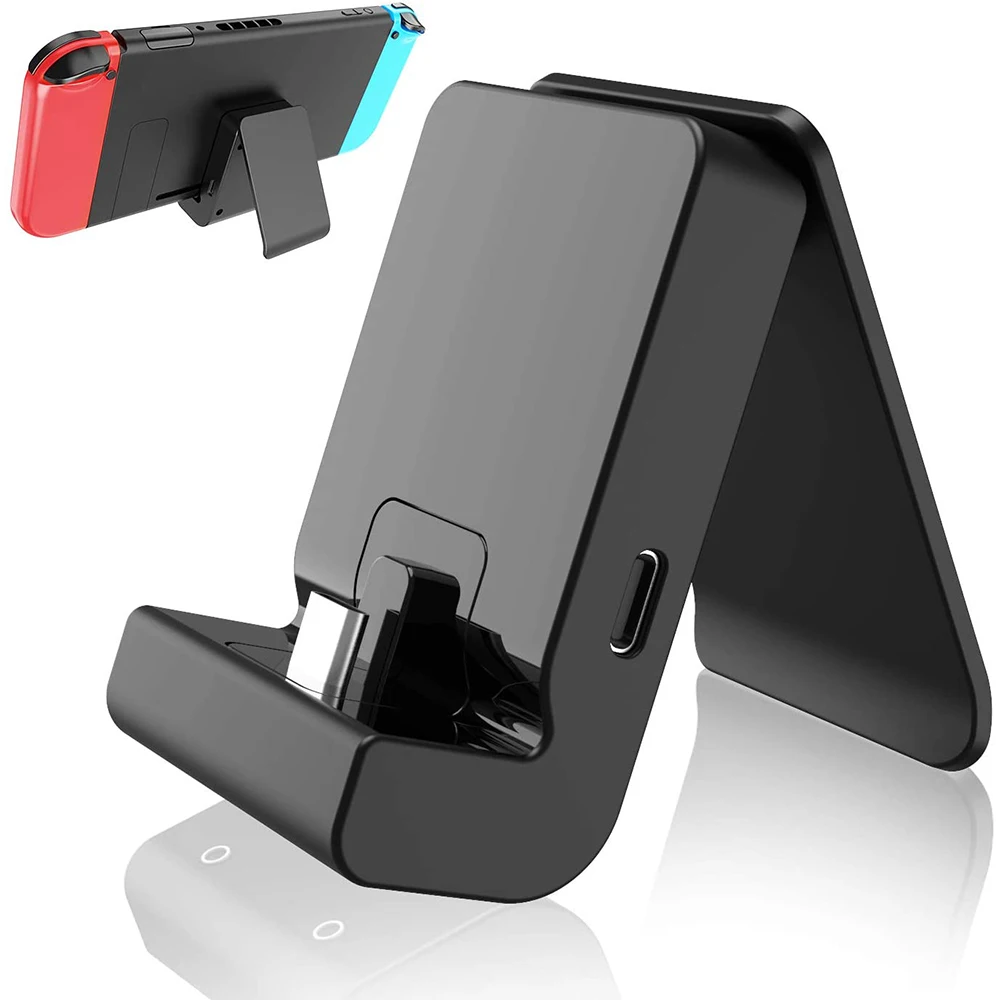 Charging Dock for Nintendo Switch and for Nintendo Switch Lite Portable Stable Adjustable USB Type C Charging Stand Accessories