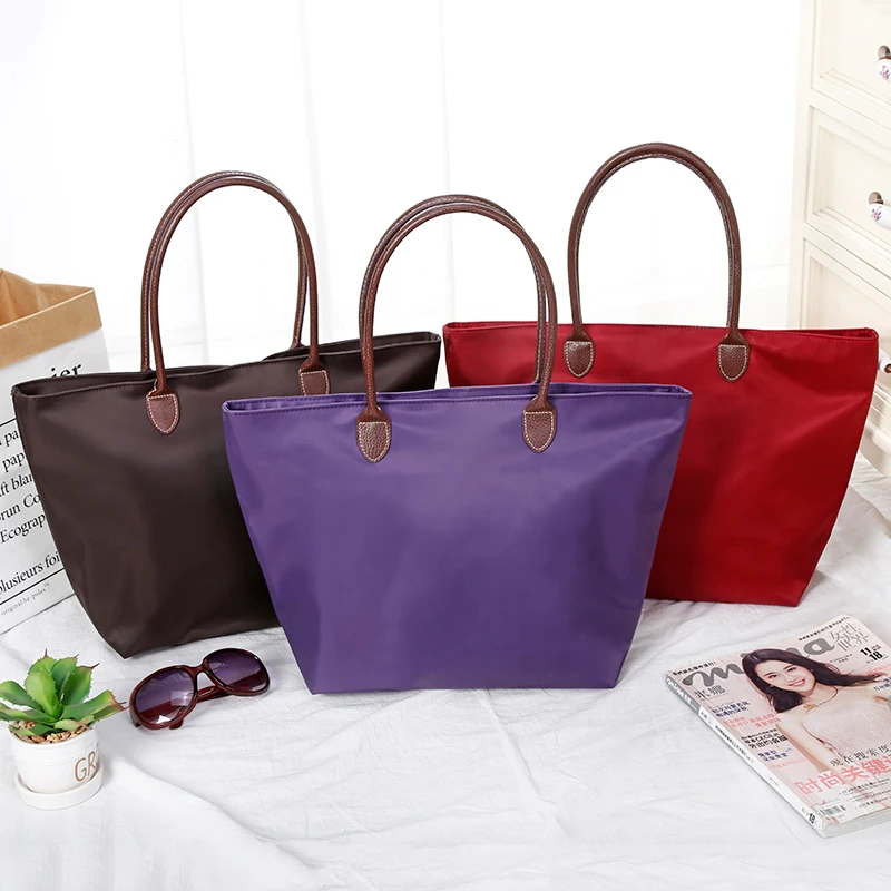 Новая Нейлоновая Сумочка с заклепкой Женская муфта большой емкости сумка