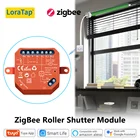 Tuya Zigbee 3.0 модуль переключателя штор для жалюзи с жалюзи мотор совместим с Умной жизнью домашний помощник Alexa Zigbee2MQTT