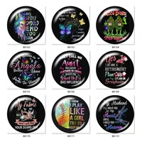 hot words butterfly angels love 10pcs mixed 12mm18mm20mm25mm round photo glass cabochon demo flat back making findings b8162
