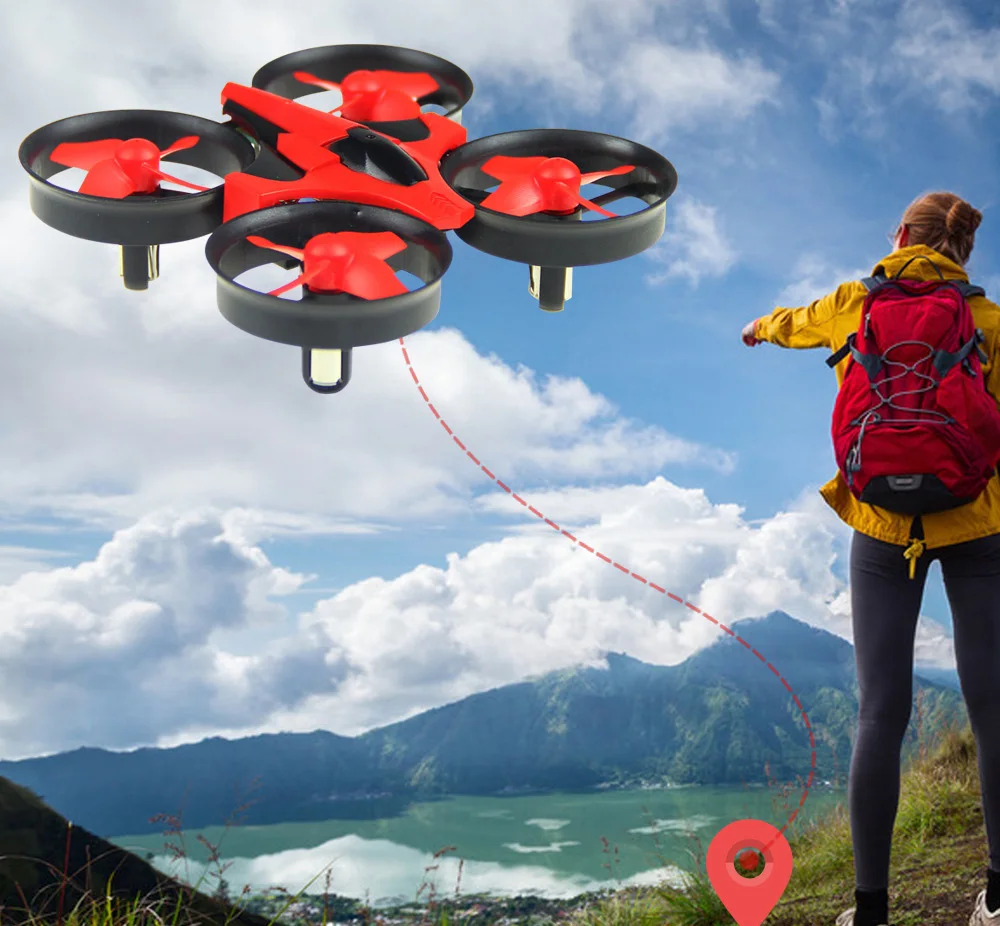 Мини Дрон 6 осей NH010 RC микро Квадрокоптеры с безголовым режимом один ключ Возврат