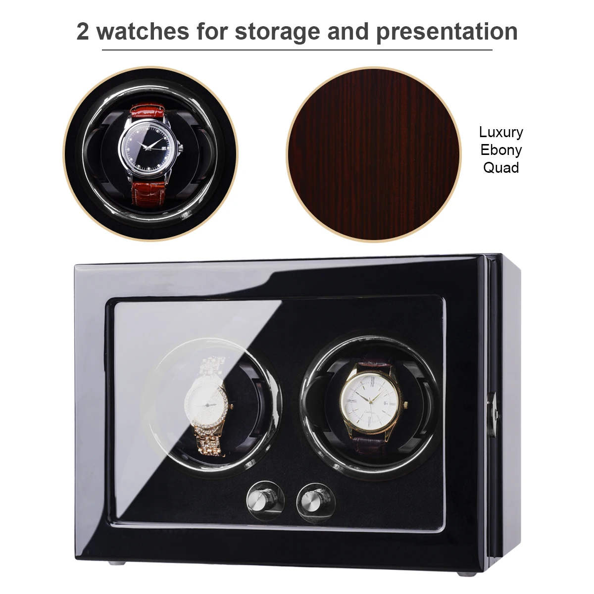 Устройство для намотки часов 2 автоматических с мотором Mabuchi и двойным источником