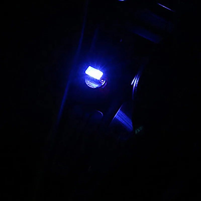 Мини USB ночной Светильник СВЕТОДИОДНЫЙ Автомобильный интерьерный светильник s