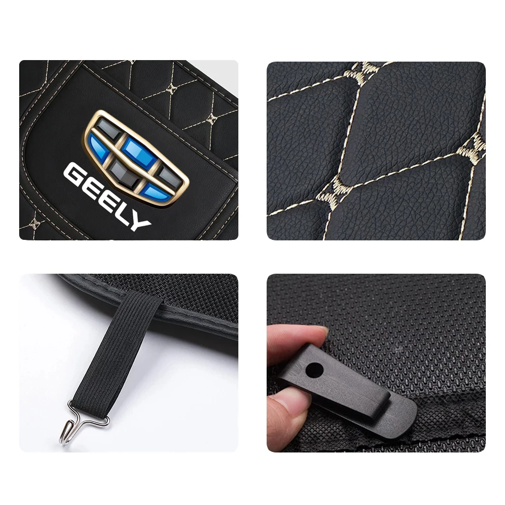 Car Seat Back Anti Kick Pad Leather Scratch Mat For Geely Emgrand X7 EC7 Atlas Boyue CK2 GC6 Parts LC ec7 ec8 ck atlas ck2 ck3 | Автомобили