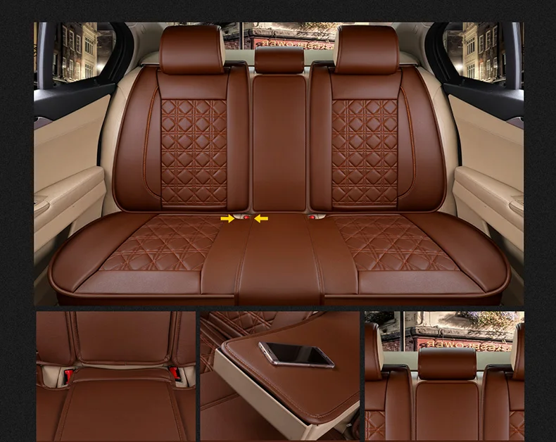 Кожаные чехлы для сидений автомобиля, аксессуары для Toyota land cruiser 100 120 200 lc200 prado 120 150 mark 2