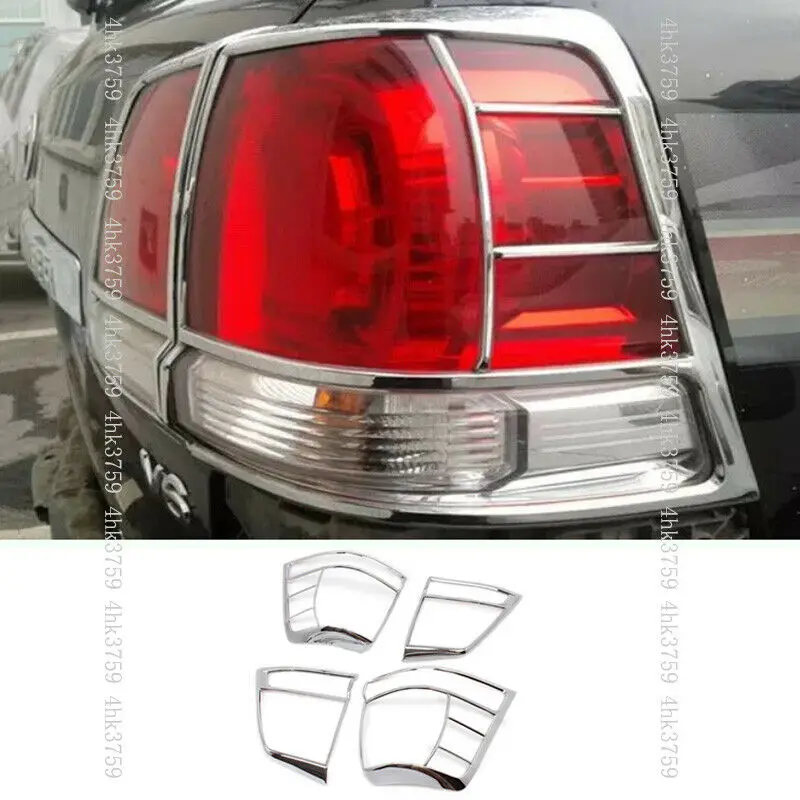 Для Toyota Land Cruiser 2008 2011 ABS хромированный задний светильник Moding накладка украшения