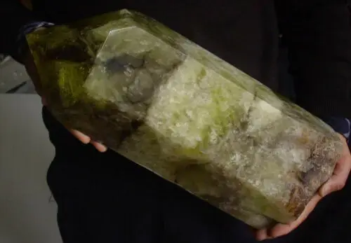 30.5LB 15," 13,86 кг Огромный Природный Радужный дымчатый цитрин кварцевый точечный башня обелиск полированный Исцеление
