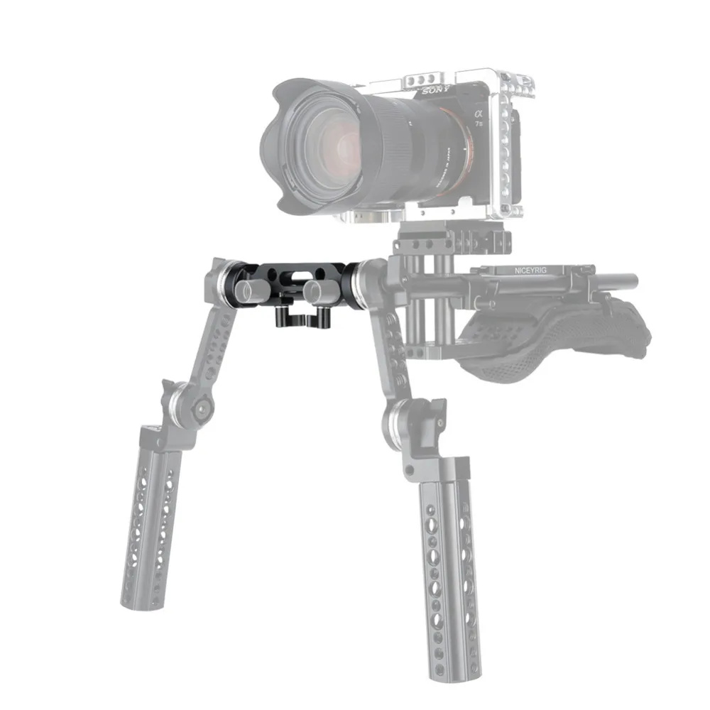 NICEYRIG 15 мм стержень зажим со стандартной розеткой ARRI M6 для сыра ручка клетка для камеры Наплечная установка 1/4 3/8 дюймов винт Зажим для камеры