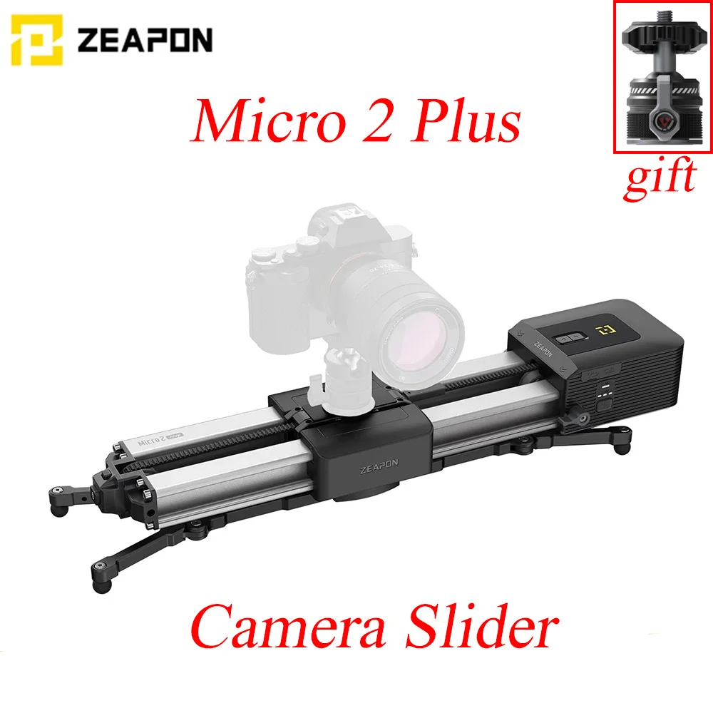 

Zeapon Micro 2 Electric Camera Slider Camera Rail Slider Motorized Camera Video Double Distance parallel for DSLR Cameras