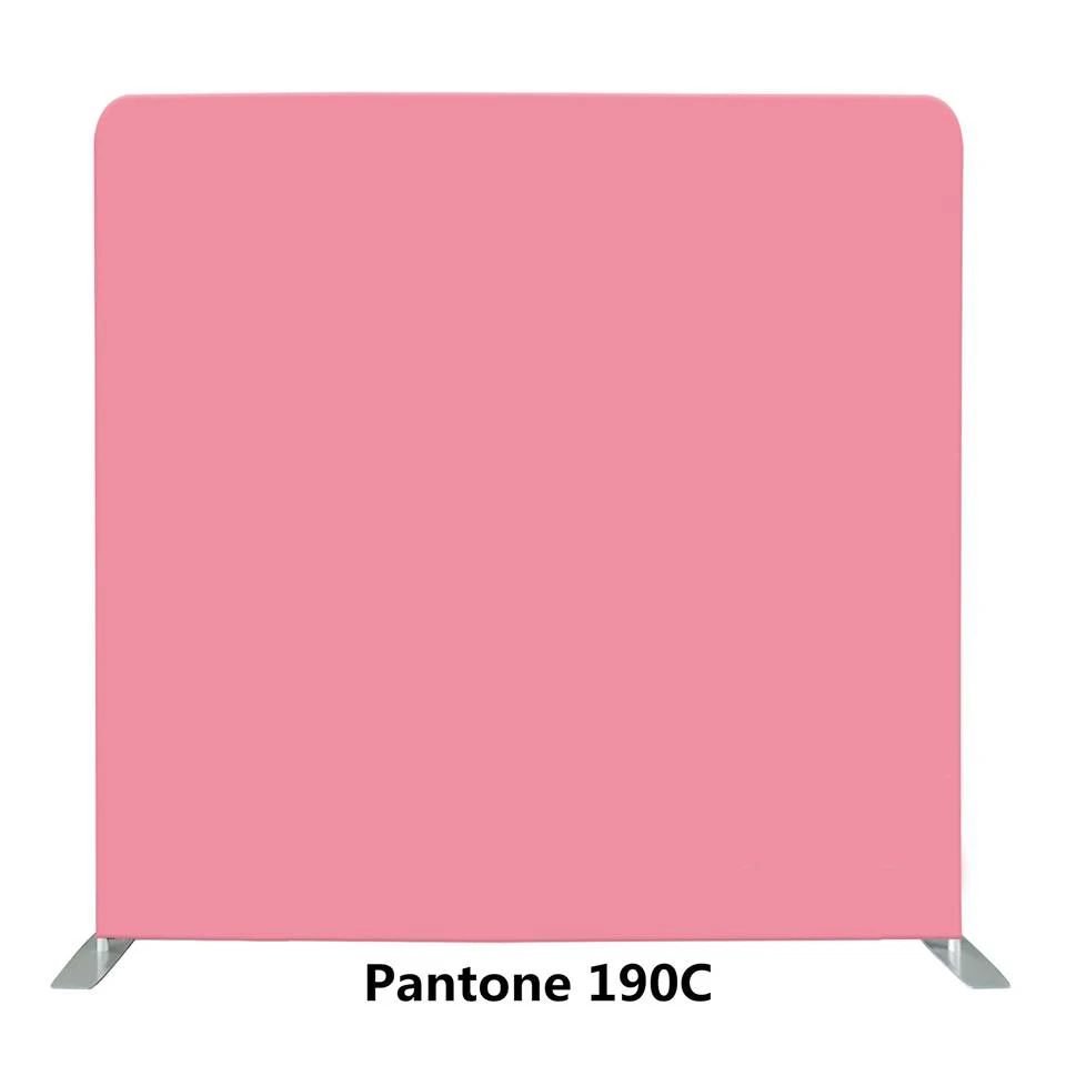 190c Pink with white 8 футов прямой наволочка фон зеленый экран/белый/черный/красный/синий/розовый с рамкой стенд с светодиодный свет для фотографии - Цвет: 190c Pink with white