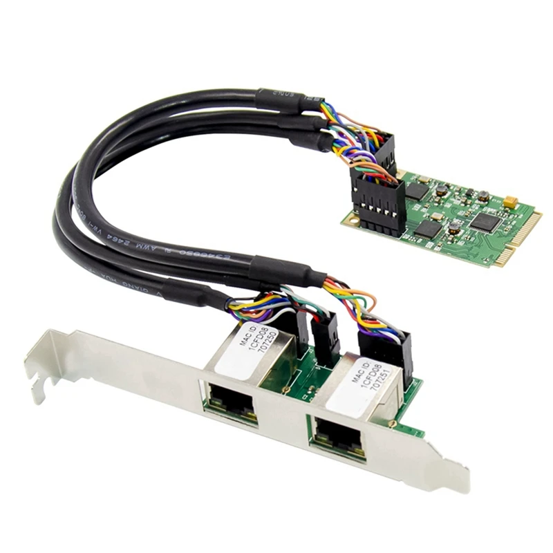 Mini PCIE Gigabit Ethernet Network Card Mini PCIe 1000M RJ45 LAN Card