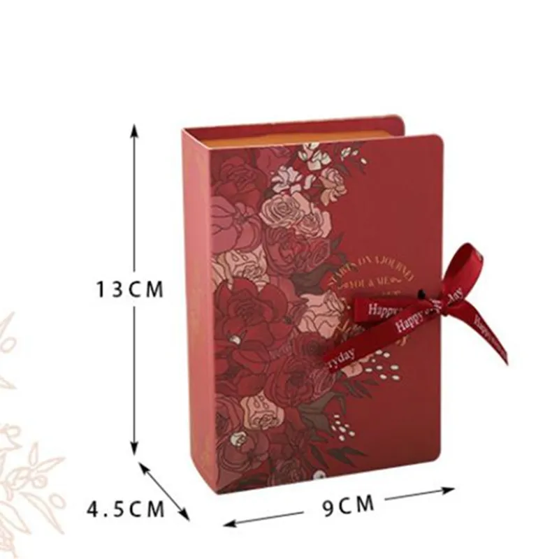 5 шт. креативная подарочная коробка в форме книги Подарочная из крафт бумаги