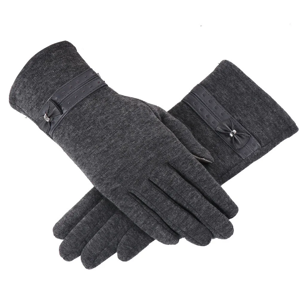 SAGACE Модные женские зимние спортивные теплые перчатки с сенсорным экраном для