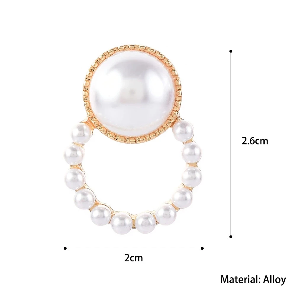 

Simple Irregular Plain Gold Color Metal Pearl Hoop Earrings Fashion Big Circle Hoops Statement Earrings for Women Party Jewelry