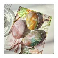 wholesale healing crystals stones carving crafts indian agate palm stone for christmas decorations