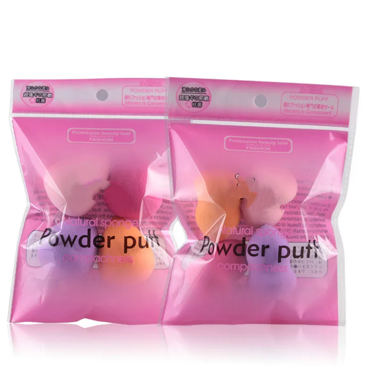 Спонж для макияжа Pro 4 шт. разные формы |